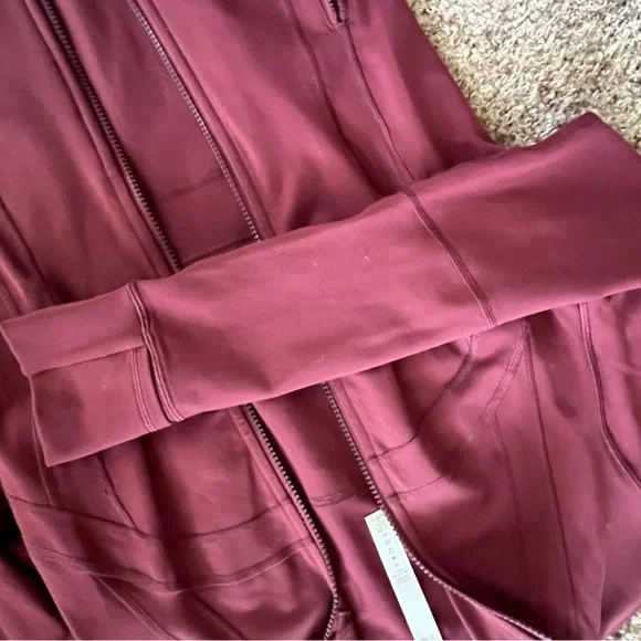 Lululemon Athletica Red Athletic Jacket with Zipper Closure - Picture 5 of 7